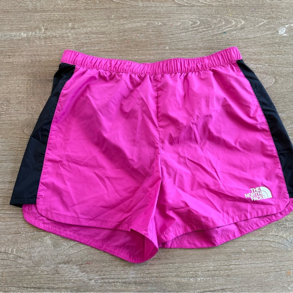 The North Face Girl’s Pink and Black Shorts Sz Large (14/16)